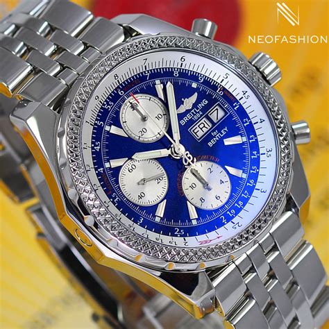 breitling for bentley blue watch|Breitling Bentley watch price.